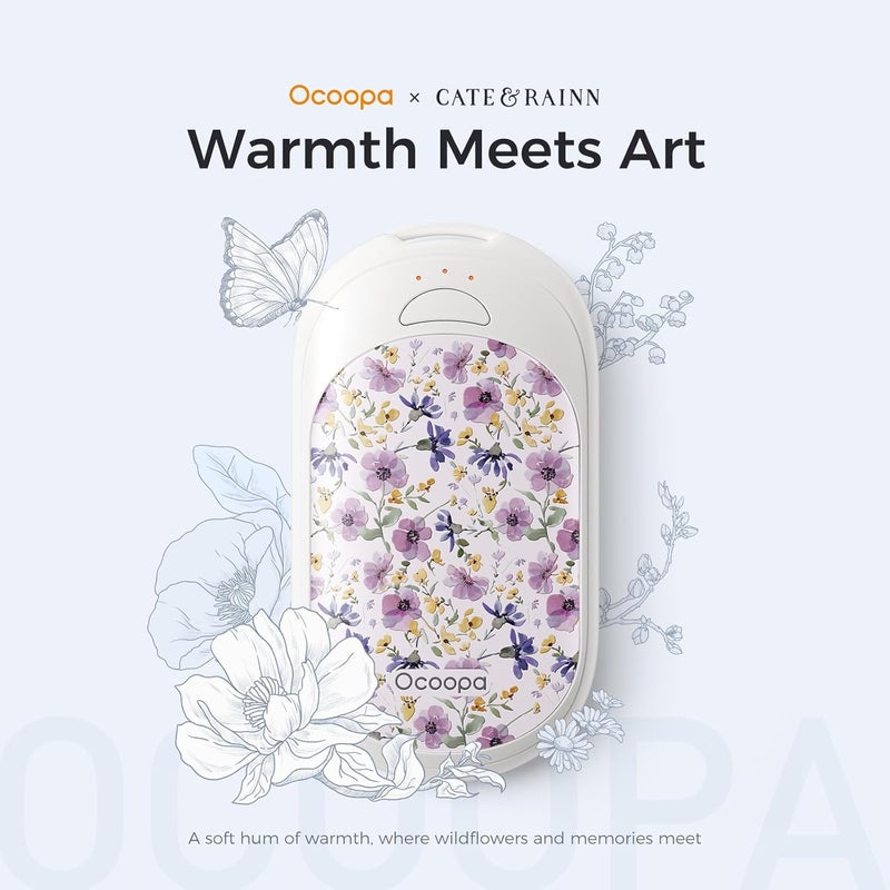 OCOOPA Magnetic Rechargeable Hand Warmers 2 Pack, Ultrathin Electric Handwarmers, Portable Pocket-Sized Heater, for Men, Women Purse Must Haves, Union UT3 Lite - Image 2